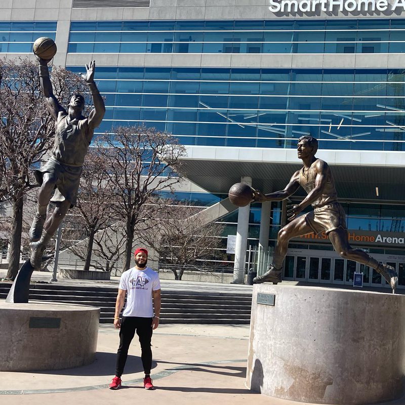 John Stockton & Karl Malone statue