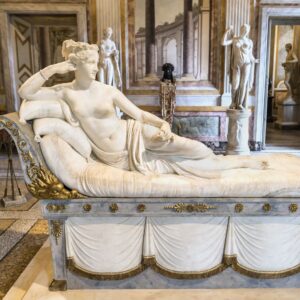 Marble Lying Venus Victorious Statue