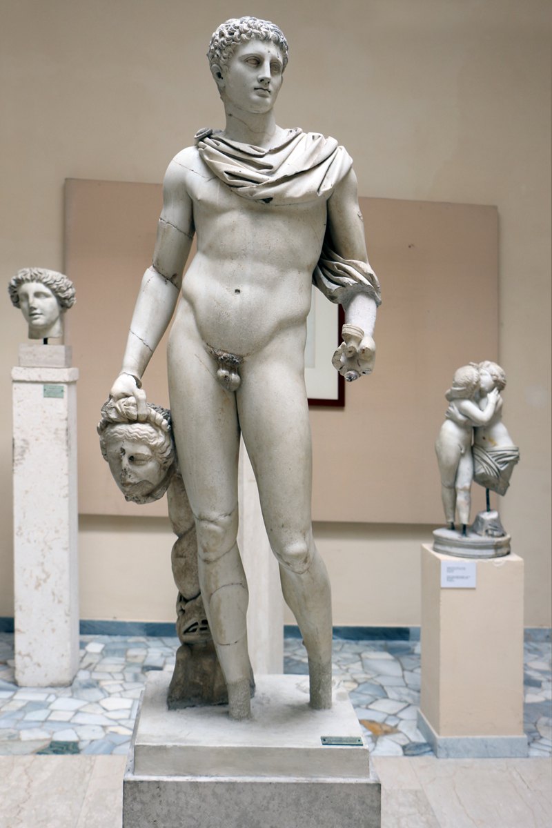 marble Perseus statue