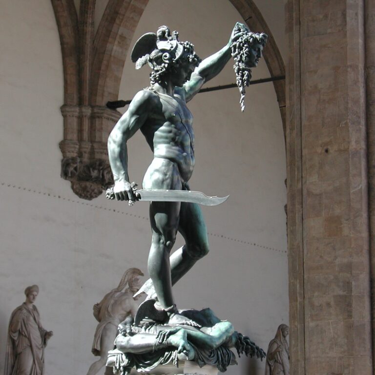 Perseus and Medusa statue