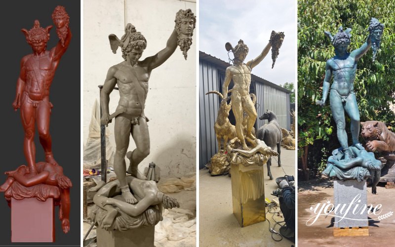 Perseus with the Head of Medusa process