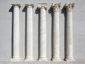 5 types of marble columns