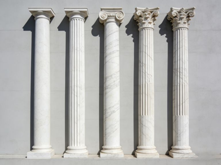 5 types of marble columns
