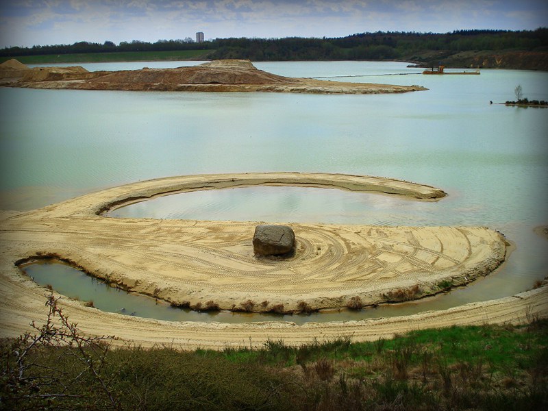 Earthwork sculpture 
