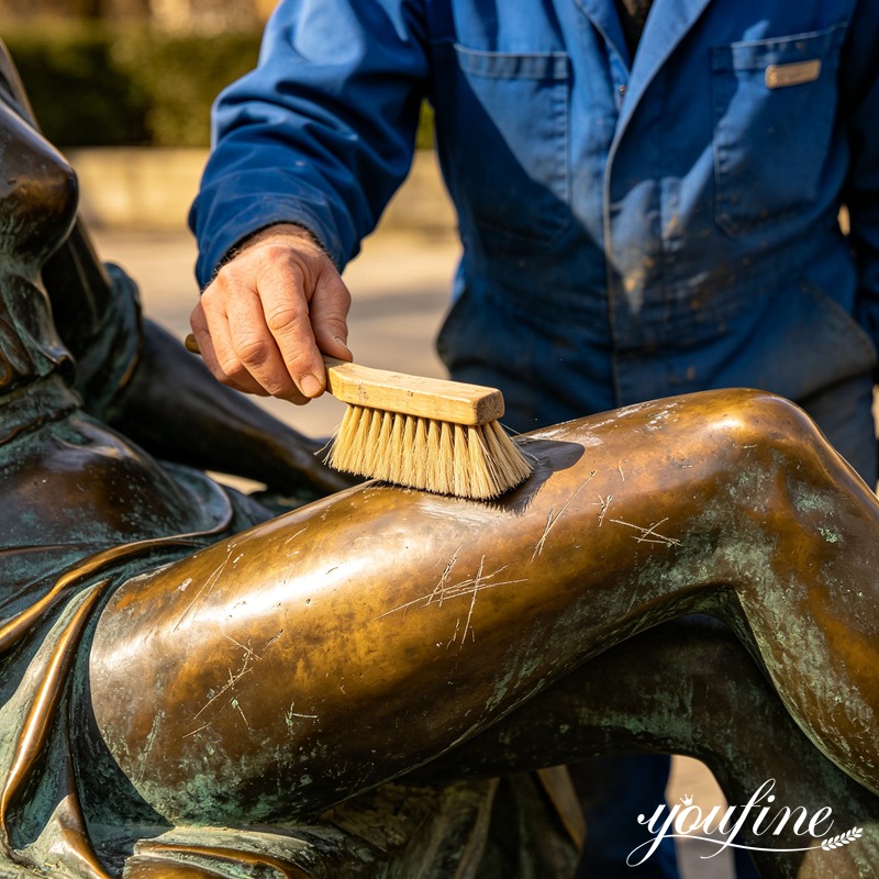bronze sculpture cleaning