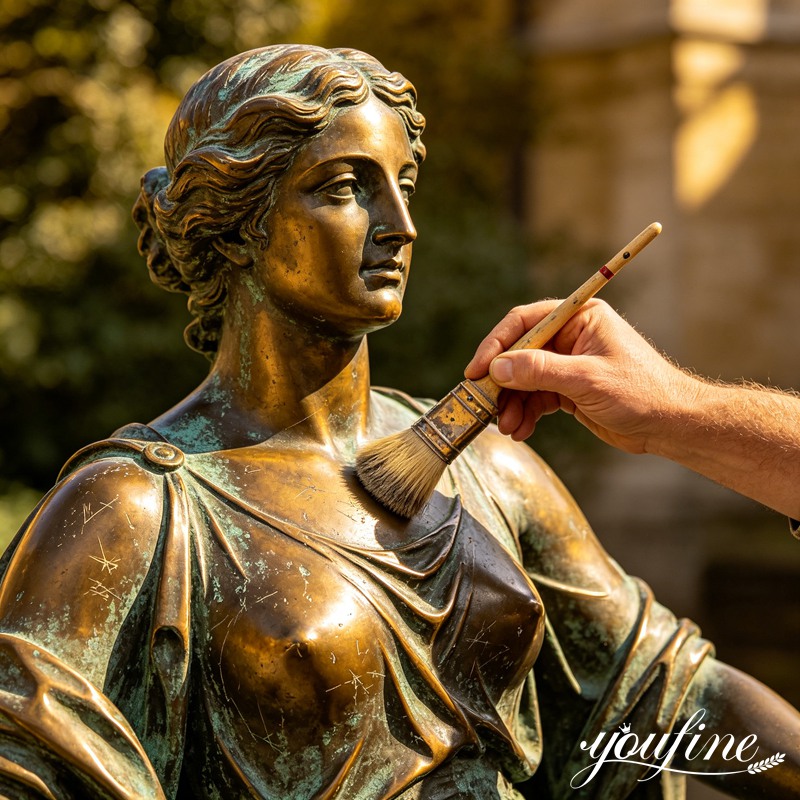 bronze statue cleaning