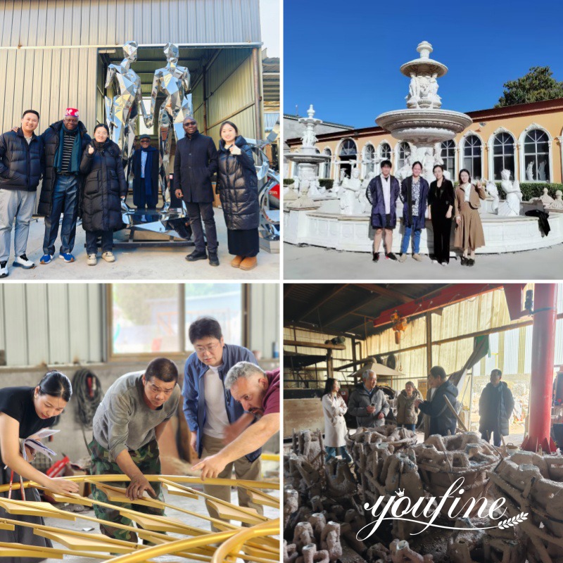 Clients Visit the YouFine Factory