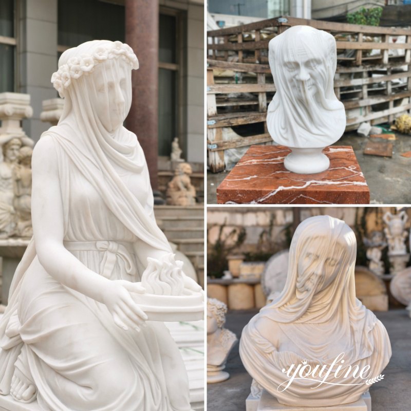 Different Viled Sculptures