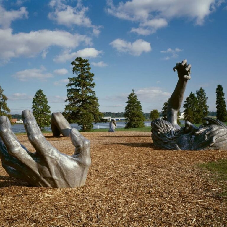 famous bronze Awakening Sculpture