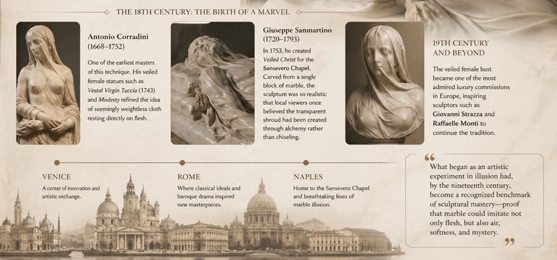 History of Veiled Sculpture