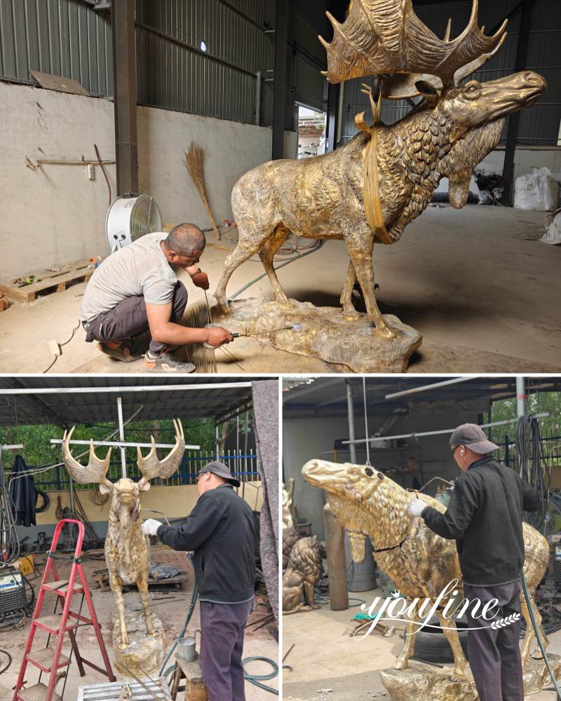 Moose Statue Welding