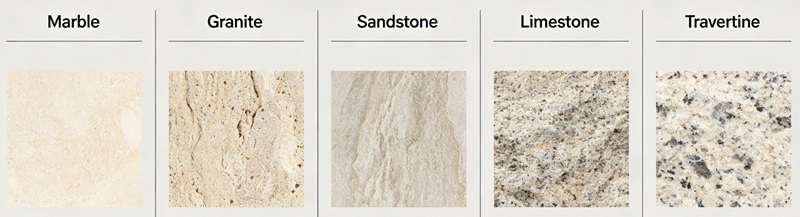 5 Most Popular Natural Stones