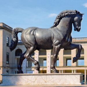 bronze Leonardo's horse