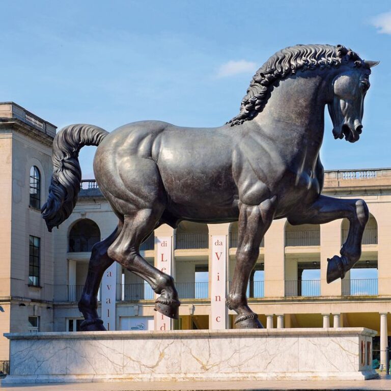 bronze Leonardo's horse