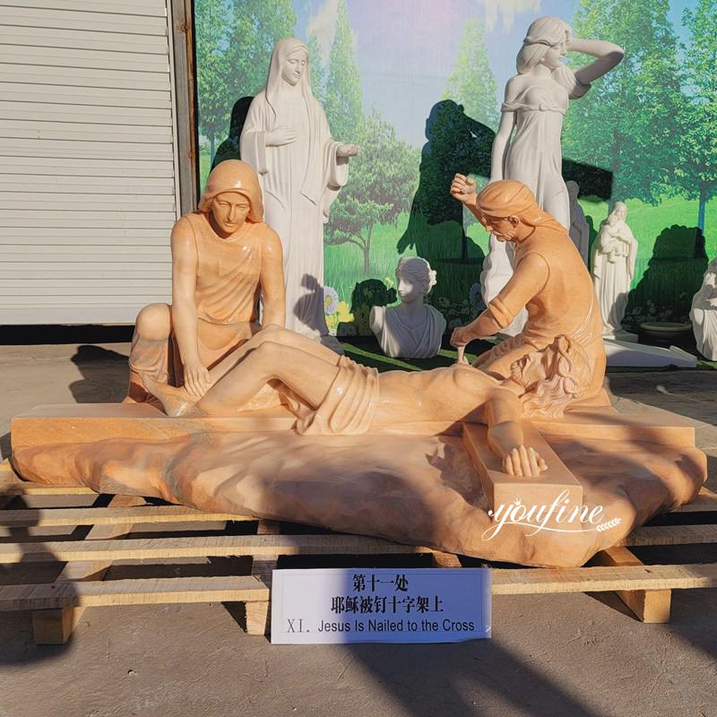 Jesus Is Nailed to the Cross