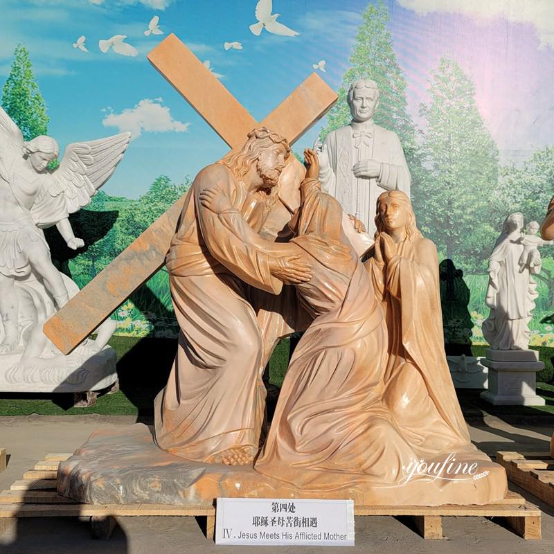 Jesus Meets His Mother