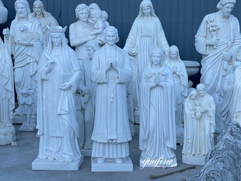 Marble Religious Statues in Stock in YouFine Factory
