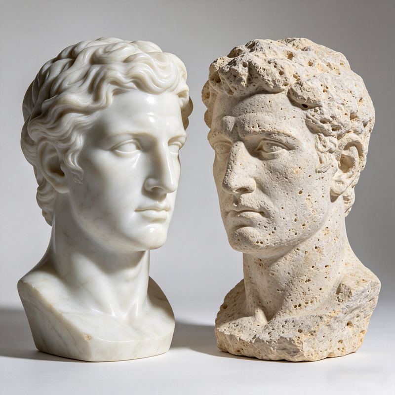 Marble vs Limestone Sculpture