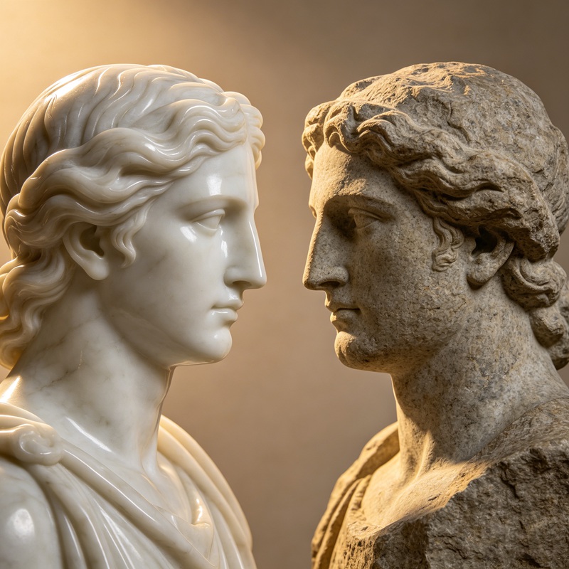 Marble vs Stone Sculpture