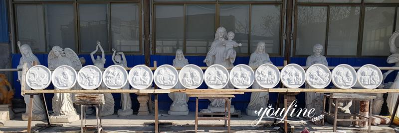 Stations of the Cross relief