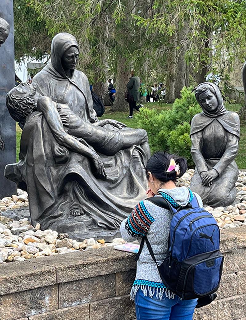 The Life-Size Stations of the Cross at Eden Hill