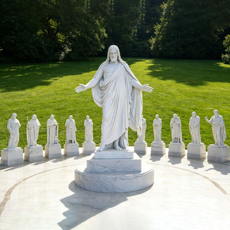 The Twelve Apostles and Jesus Statue