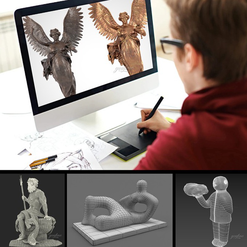 bronze sculpture custom design