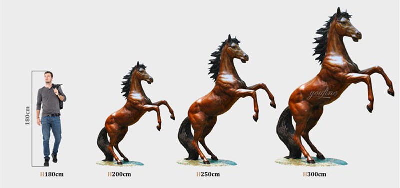 Common Sizes of Bronze Horse Sculptures