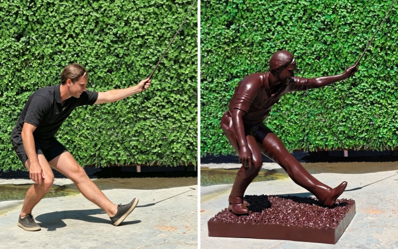Custom Bronze Golf Statue