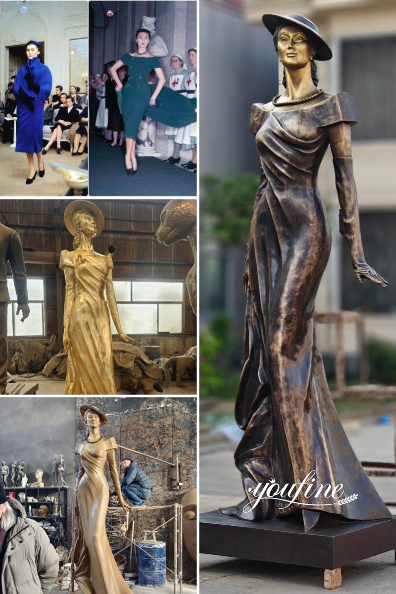 Custom Dior model statue