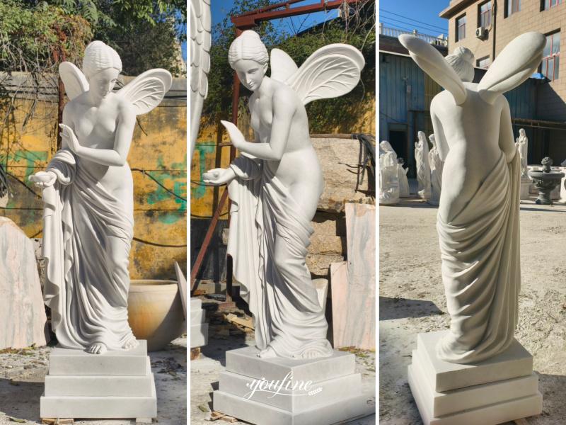 Different Angle of Psyche goddess statue