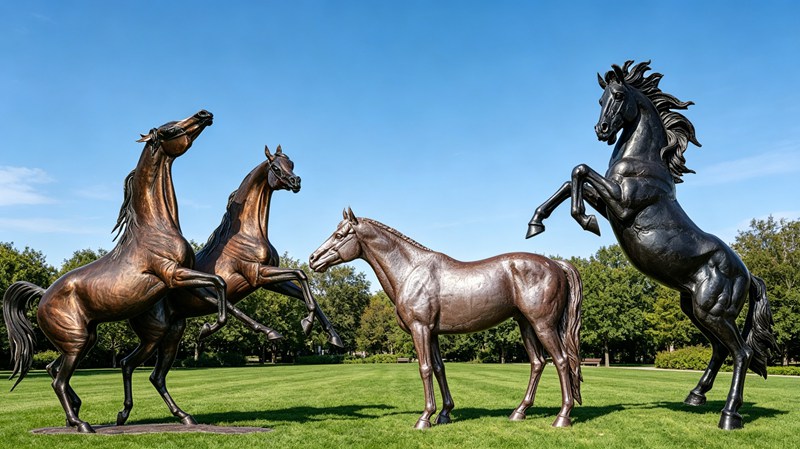 Different Design of Life Size Horse Statues