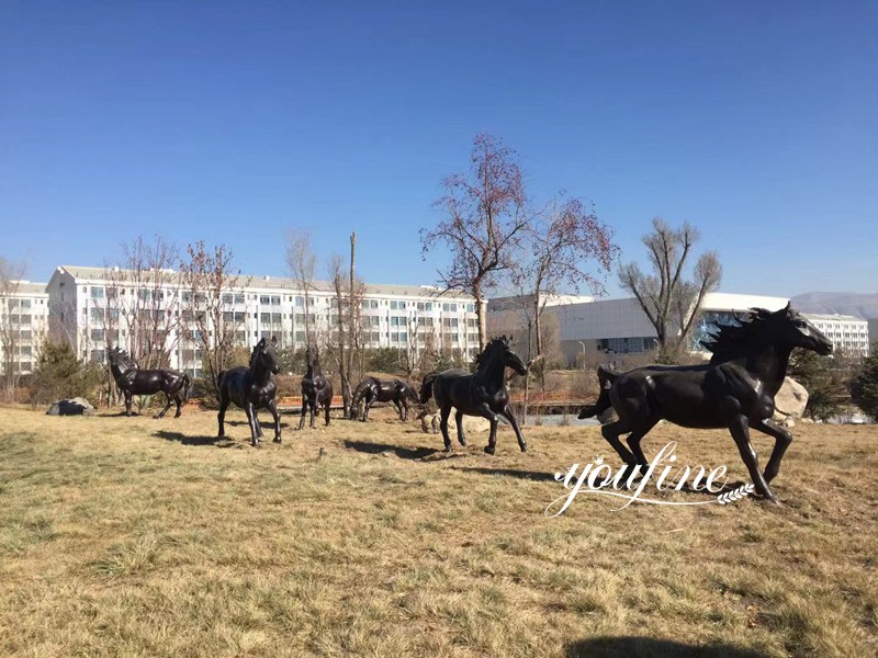 Feedback on YouFine's Bronze Horse Group Sculpture — Located on a Community Lawn