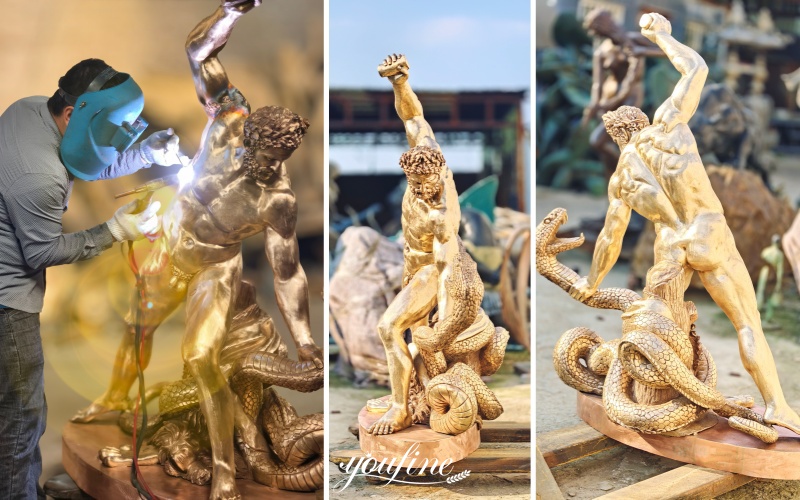 Hercules fighting Achelous sculpture in YouFine