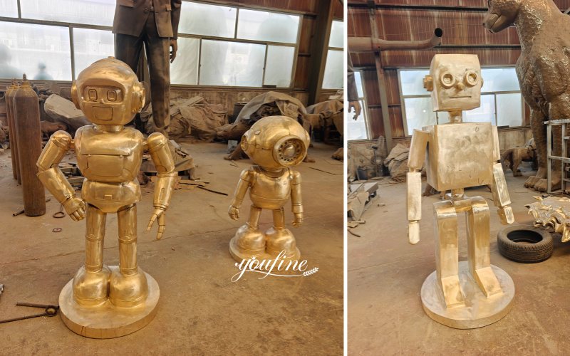 robot sculpture After Welding