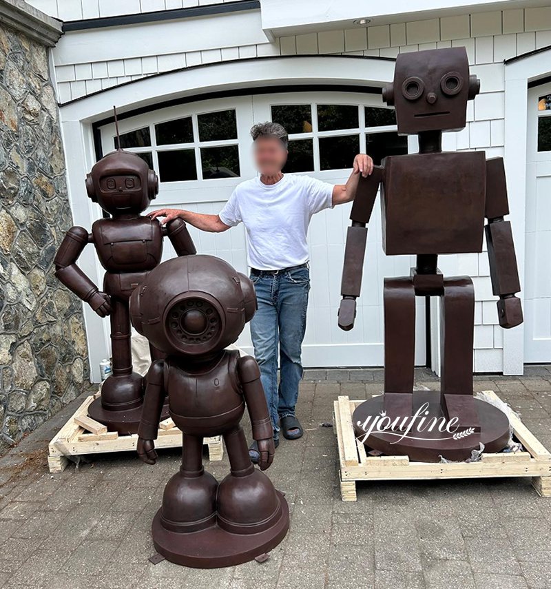 robot sculpture feedback from Canada