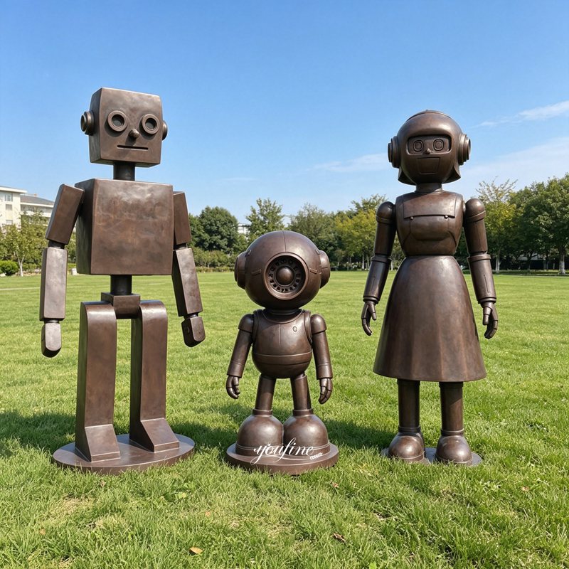 robot sculpture for sale