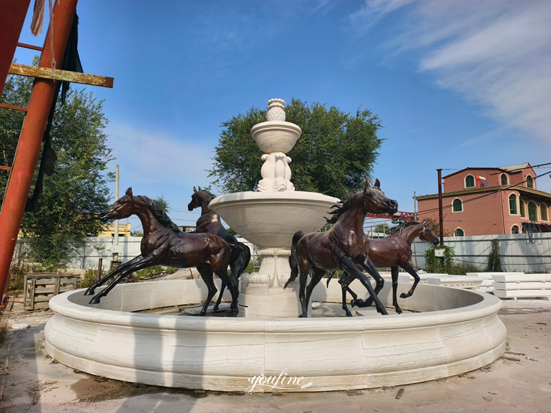 bronze fountain of the four horses