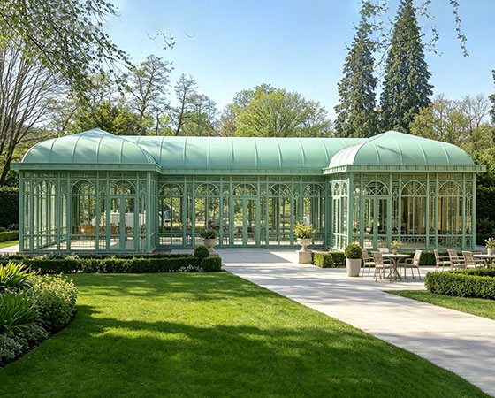 custom victorian iron greenhouse