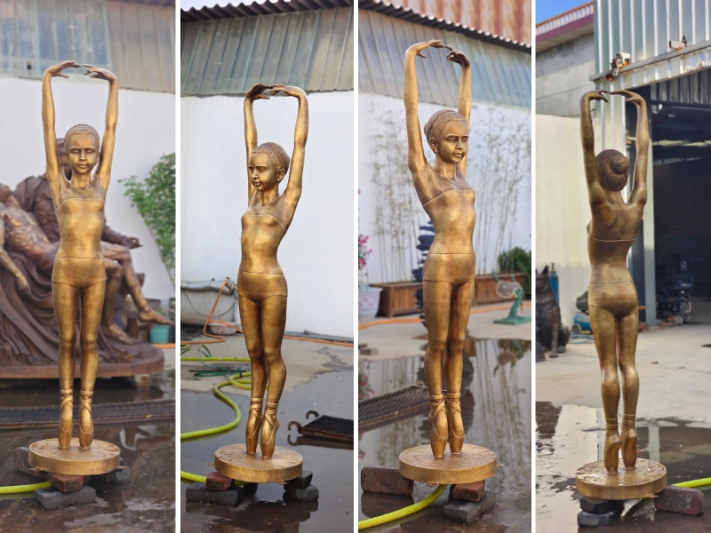 finished ballet dancer sculpture