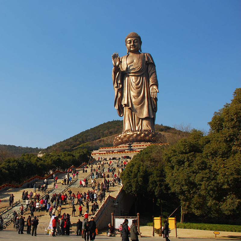 large Standing Buddha statue