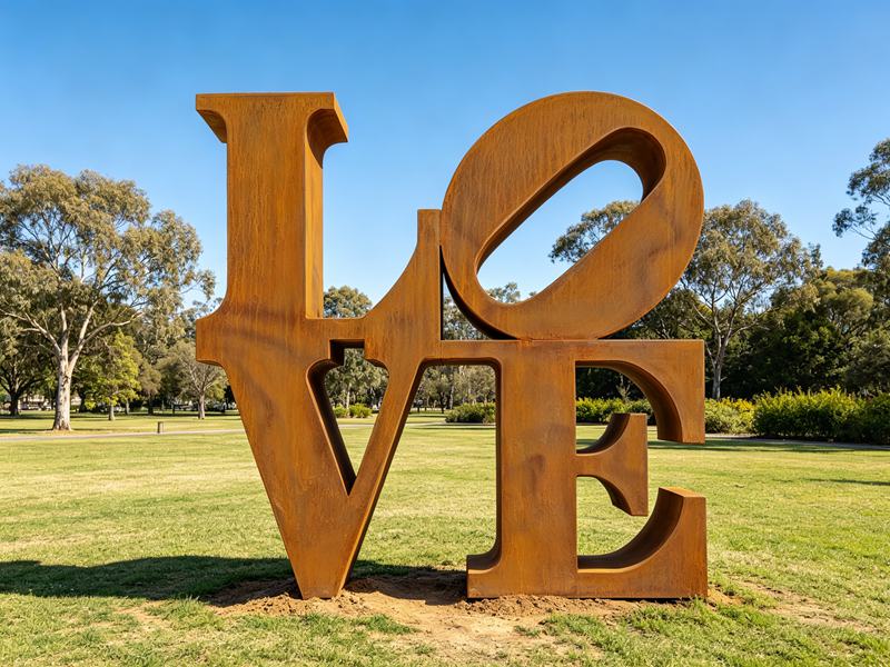 love letter sculpture
