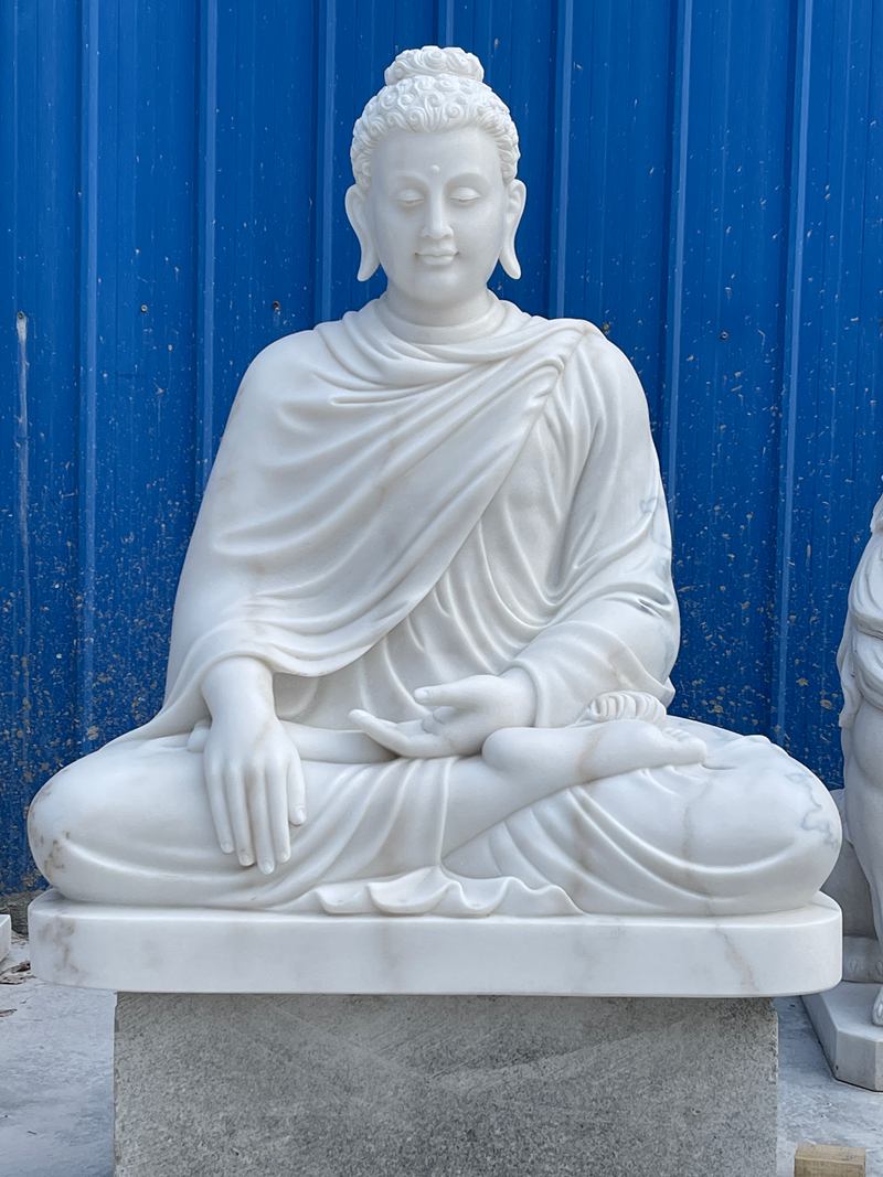 marble buddha sculpture