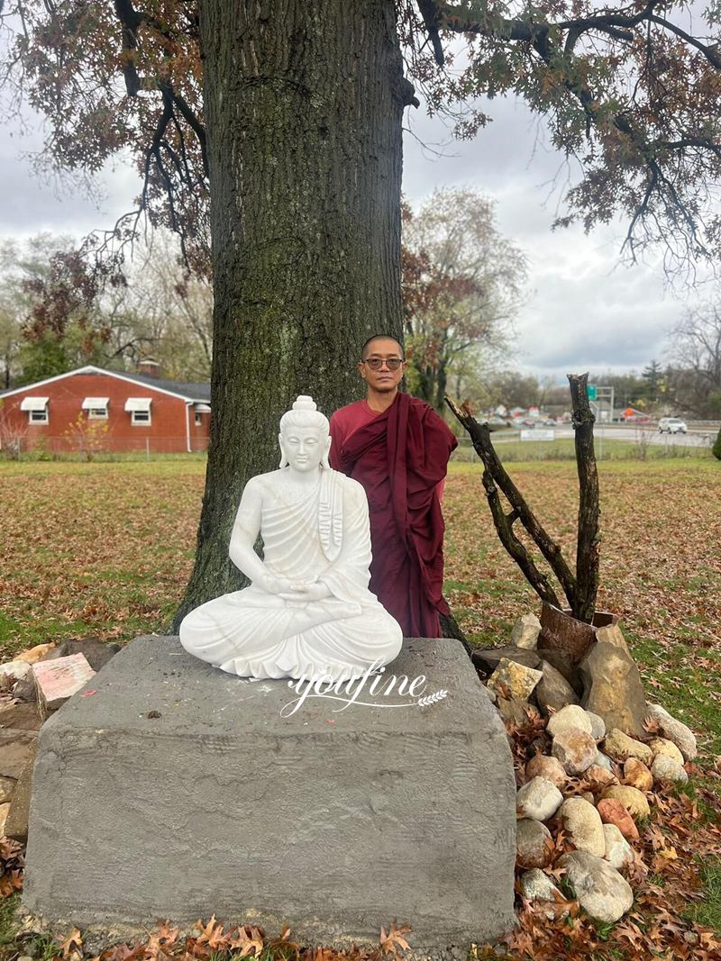 Marble Buddha Statue Feedback from YouFine US Customer