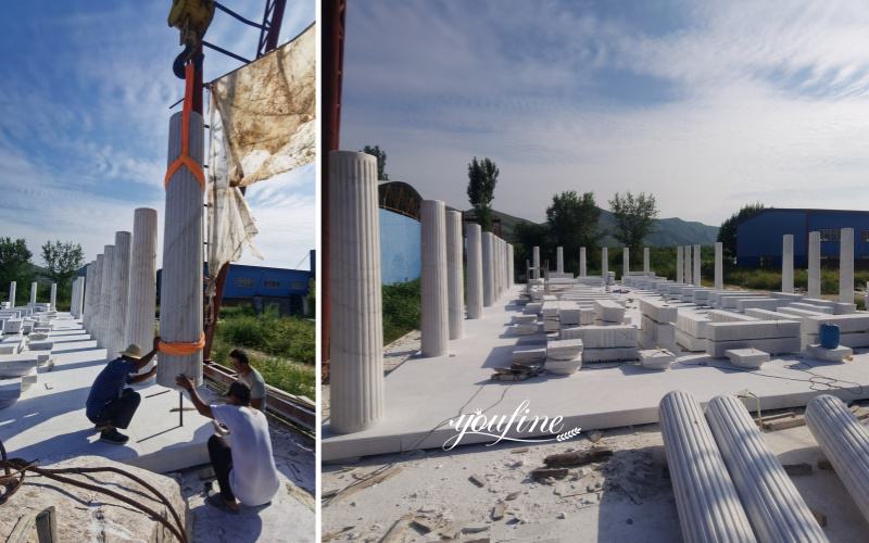 marble Parthenon test installation