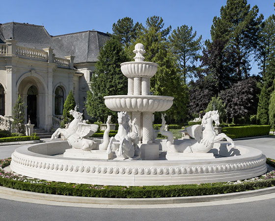 marble Pegasus fountain