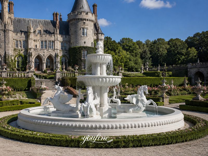 Pegasus fountain for castle