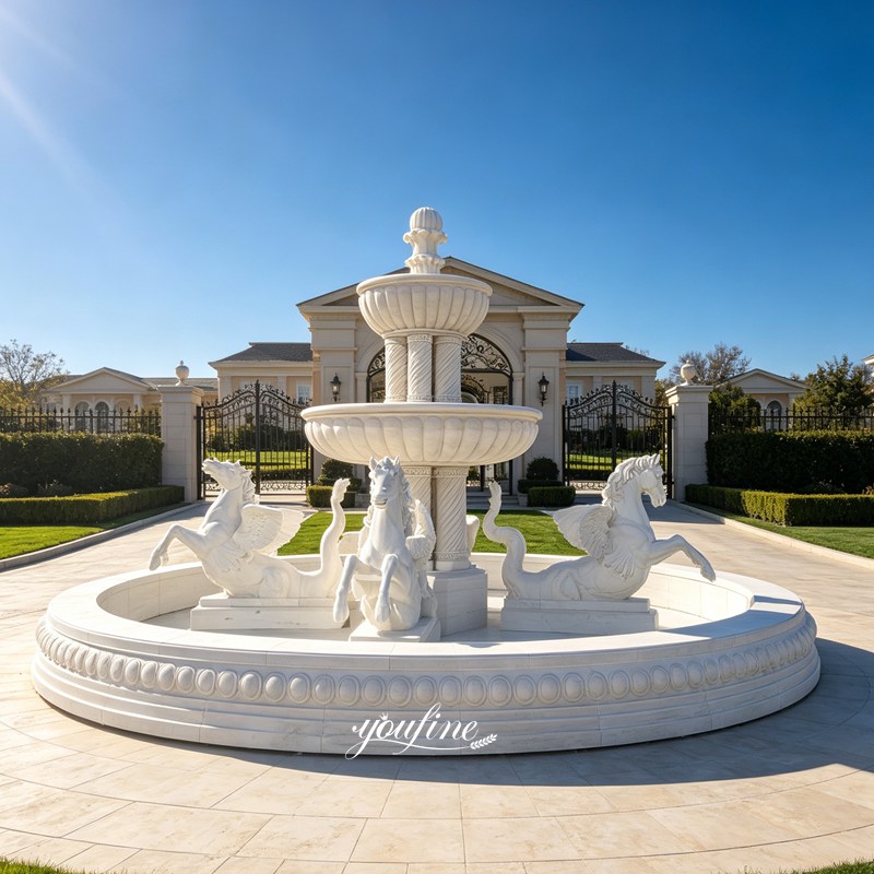 Pegasus fountain for manor