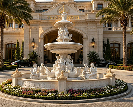 Place de la Concorde fountain for hotel