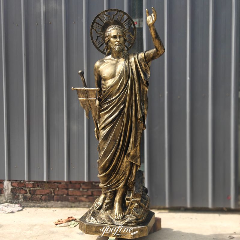 Risen Christ statue